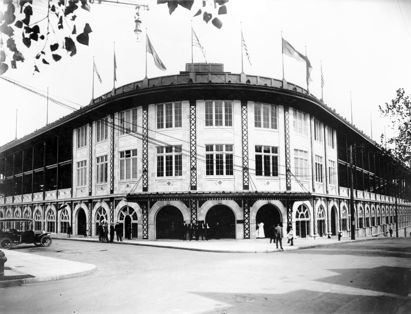 1909 Forbes Field Stadium Pittsburgh Photograph- Reprint 8x10
