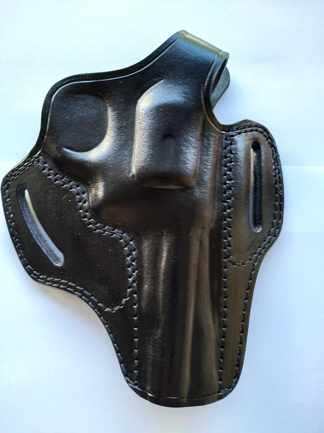 Amazon Com Cal38sctg Handcrafted Leather Belt Holster For Smith Wesson 38special Ctg 4 Barrel R H Black Tan Black Sports Outdoors