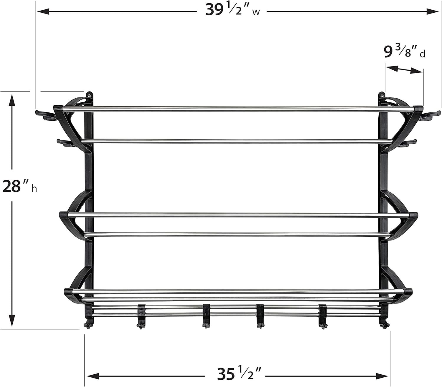 Lynk Sports Rack Organizer Gear Storage-Black: Paintings