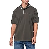 Armani Exchange Mens Regular Fit Small Text Logo Polo