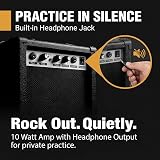 RockJam Electric Guitar Kit with Amp Bag Whammy Strap Lead Lessons view 5