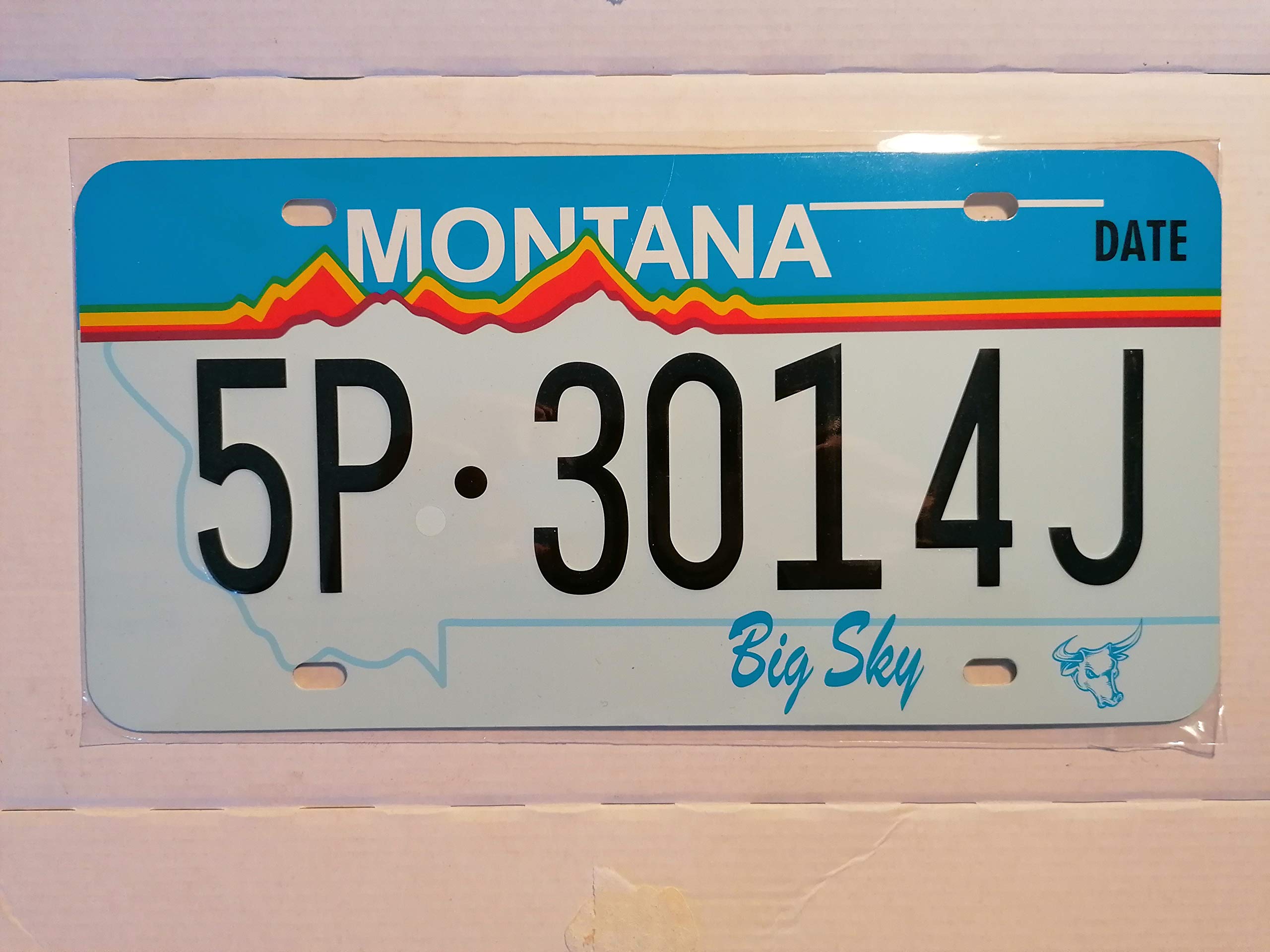 PLAQUE DU MONDE Montana American License Plate