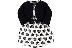 Touched by Nature Baby Girl Organic Cotton Dress and Cardigan