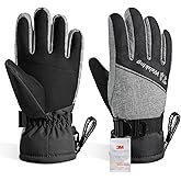 WALSKING Kids Winter Gloves-3M Thinsulate Snow Waterproof Ski Cold Weather Insulated Outdoor Snowboard Gloves for Boys Girls Youth
