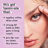 e.l.f. Brow Laminating Gel Strong Hold Clear-Dry Water-Resistant Vegan view 3