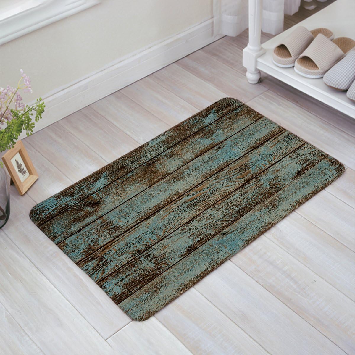 Door Mats Floor Mats Home Garden 20 Type Rustic Retro Wood Barn Door 24x16 Kitchen Bathroom Rug Bath Door Mat Adrp Fournitures Fr