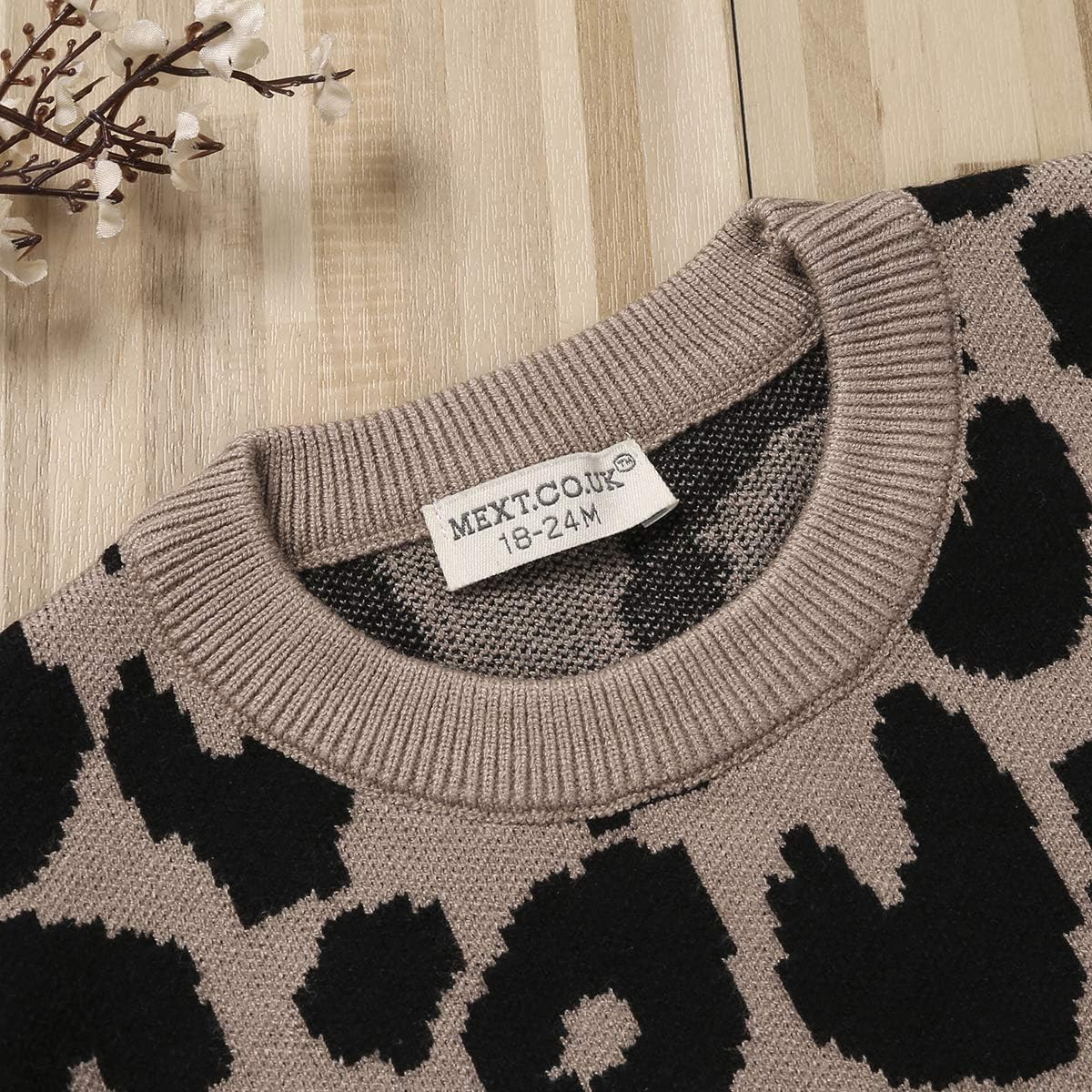 Toddler Baby Girl Boys Leopard Sweatshirt Long Sleeve Shirts Top Pullover Sweater Fall Winter Outfit Clothes: Clothing