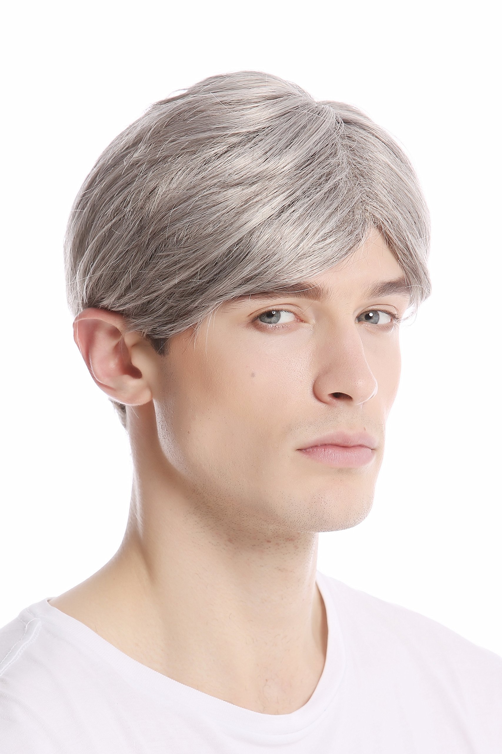 WIG ME UP - GFW994-51 Men Gents Wig short parting casual youthful modern look light grey gray