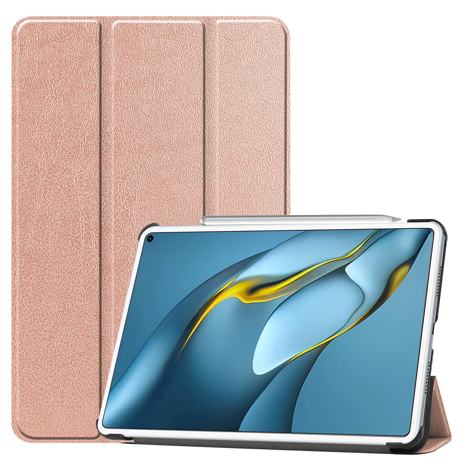 Lobwerk Protective Case for Huawei MatePad Pro MRR-W29 2021 10.8 Inch Slim Case with Stand Function and Auto Sleep/Wake Function Bronze