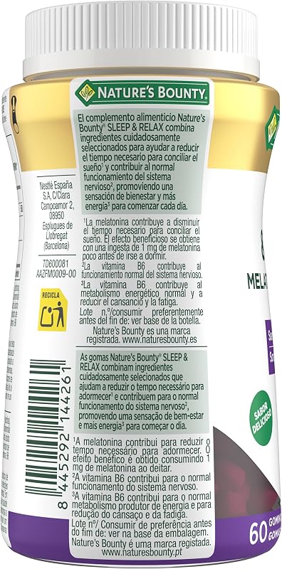 Gomas de Melatonina Sleep & Relax Sabor Cereja | 60 peças — foto 2 de 8