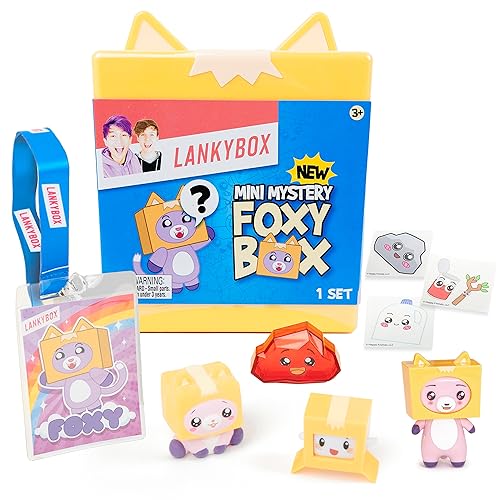 LankyBox Mini Foxy Mystery Box Foxy Mystery Box with 9 Exciting Toys to