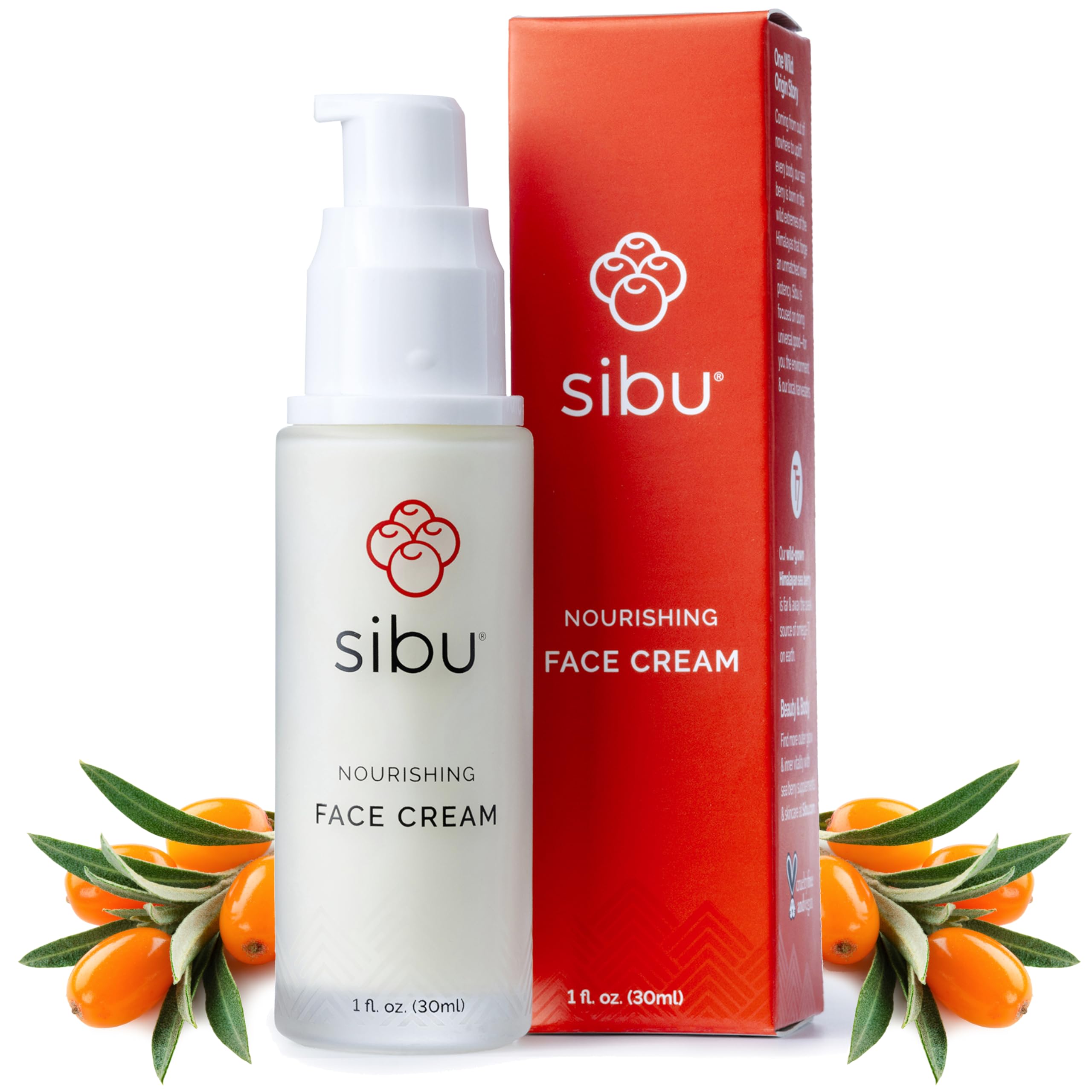 Sibu Beauty Sea Buckthorn Nourishing Facial Cream 1 oz