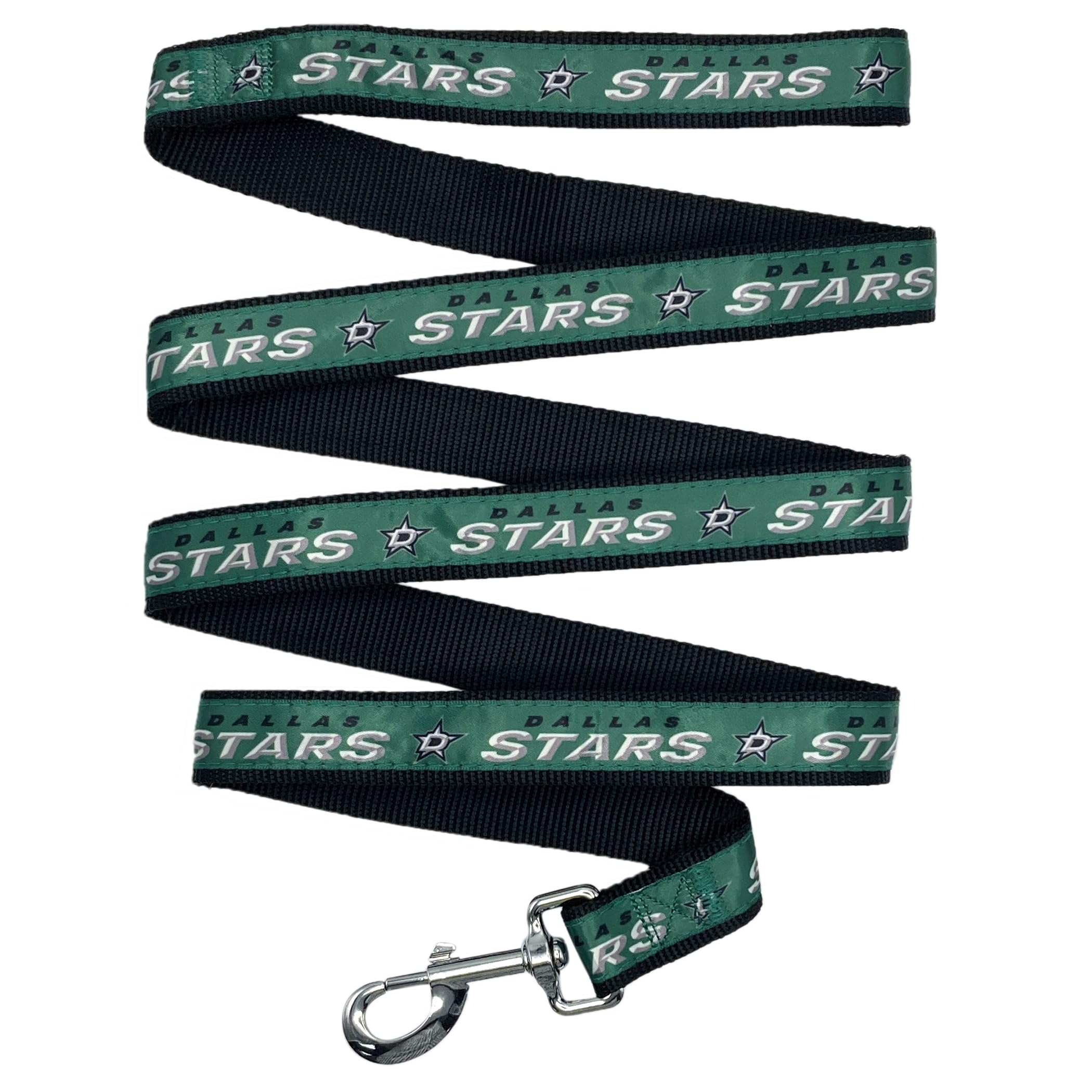 Pets First NHL Dallas Stars Leash for Dogs & Cats, Medium. - Walk Cute & Stylish! The Ultimate Hockey Fan Leash!, Medium (4 ft Long x 0.62 in Width) (STR-3031-MD)