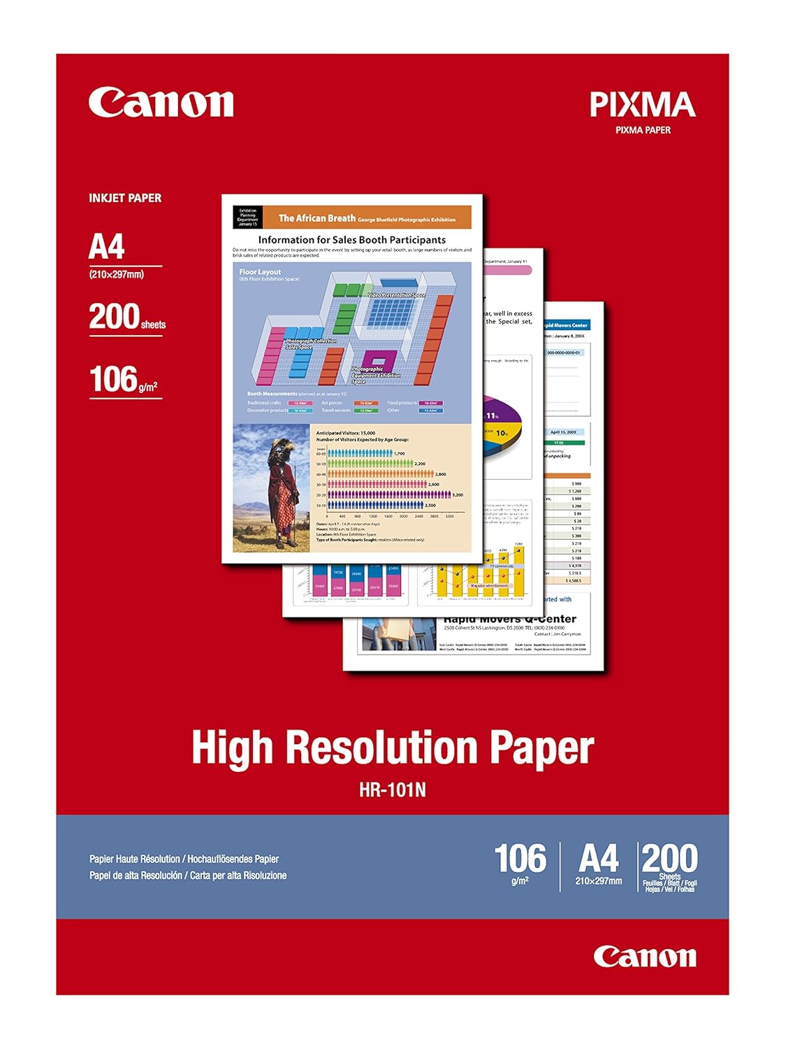 Canon High Resolution Paper 200Sheet A4 Amazon.co.uk Office Products