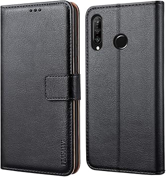 Peakally Coque Huawei P30 Lite P30 Lite New Edition Pu Etui Housse En Cuir Portefeuille De Protection Livre Horizontale Emplacements Cartes Avec Fonction Support Amazon Fr High Tech
