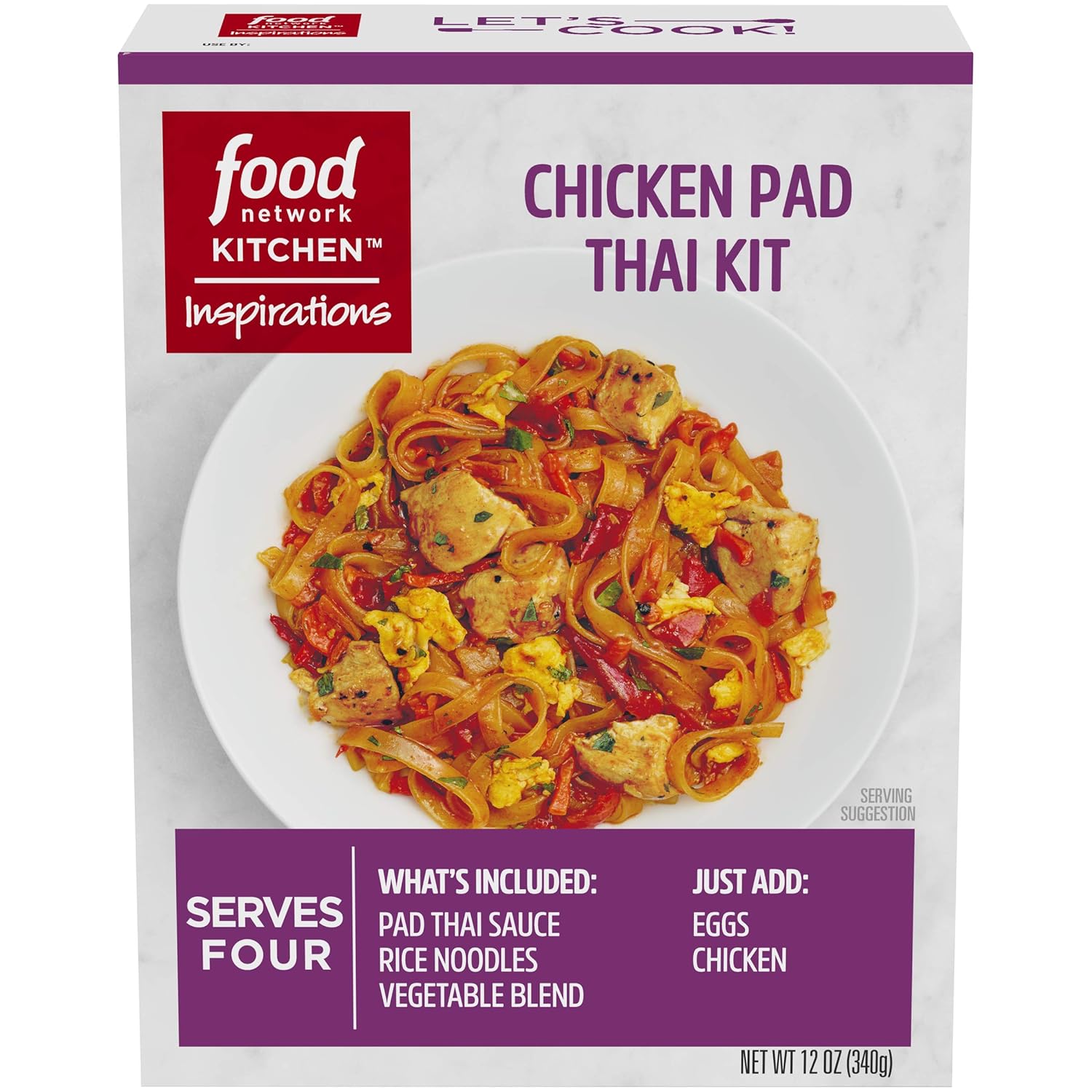 Food Network Kitchen Inspirations Chicken Pad Thai Meal Kit (12 oz Box)