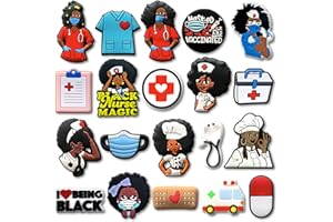 Qimbytar Medical Dog Shark Cow Plant Planet Honduras Owl Shoe Charms Fit for Clog Sandals Decoration, Cute Shoe Charms for Party Favor