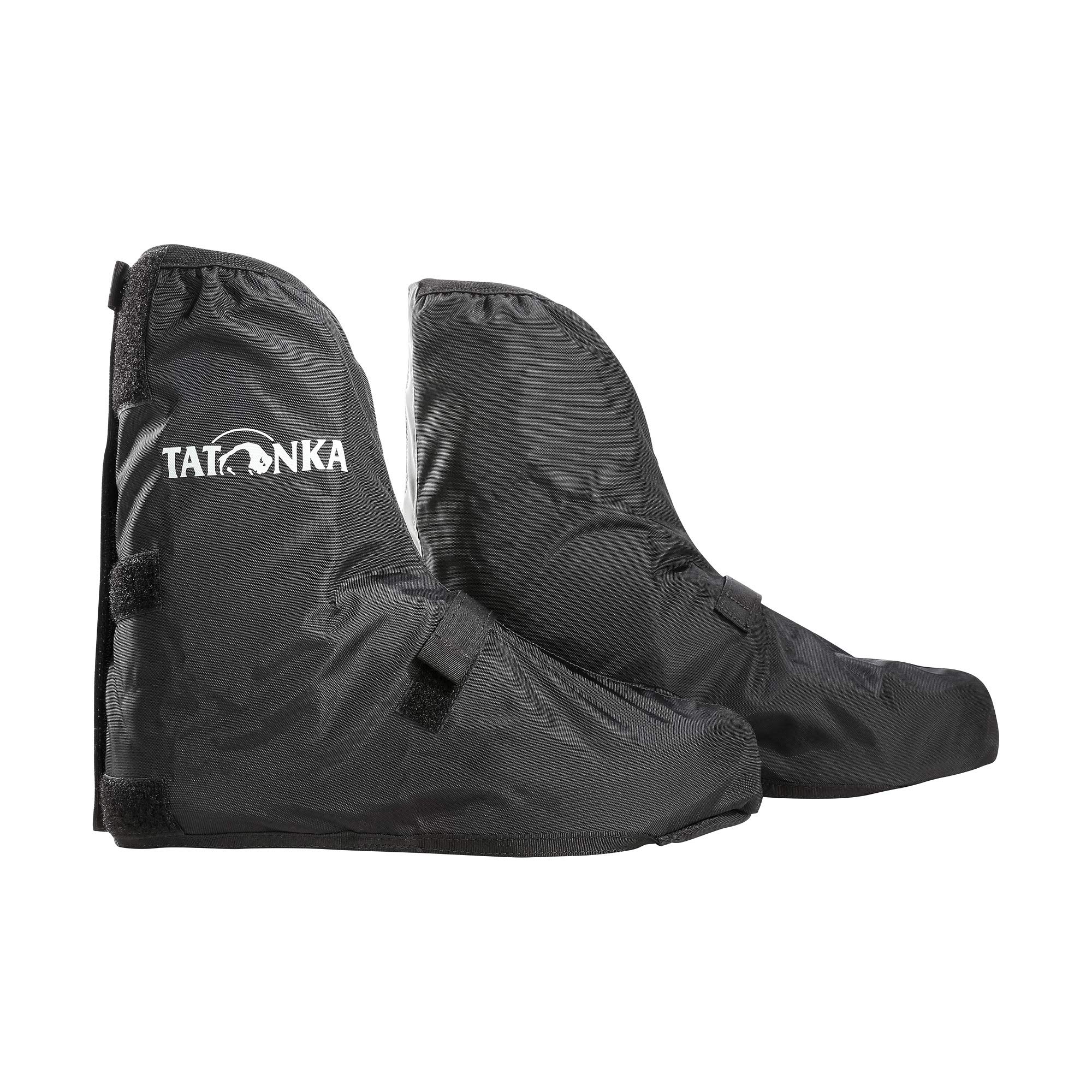 Tatonka Cycling Overshoes Velo Gaiter M (Size 39-42) - Waterproof Overshoes with Reflective Stripes and Adjustable Leg Width - Size M (Shoe Size 39-42) - Men and Women - Black