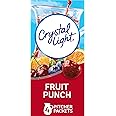 Crystal Light Sugar-Free Fruit Punch Low Calories Powdered Drink Mix 4 Count (Pack of 12), Total-48 Count Pitcher Packets