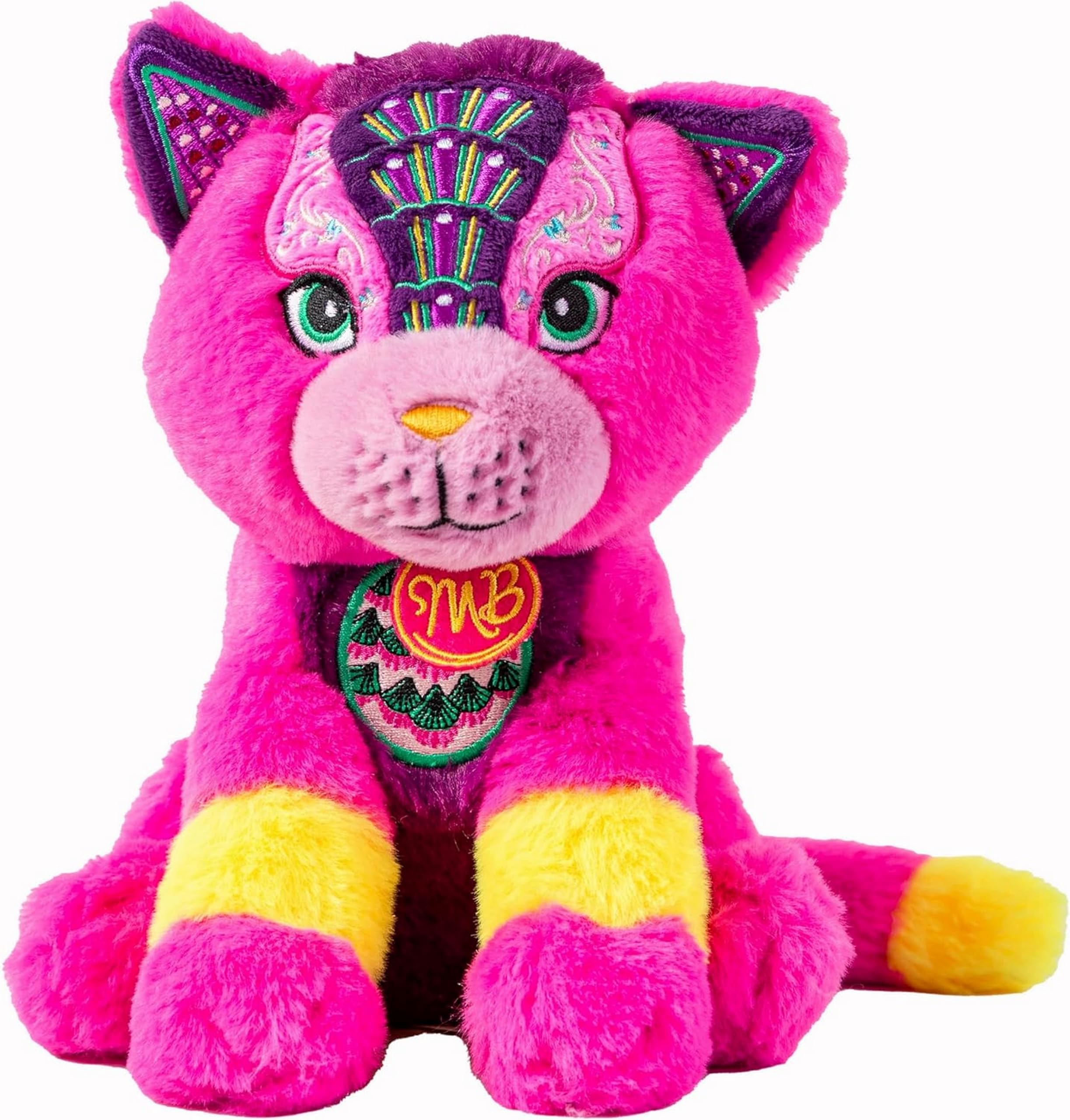 Monty Bojangles Chocolates Official Persian Pink Cat Plush Toy (23cm), Adorable Cuddly Toy, Perfect Chocolate Gift With Bespoke Drawstring Bag & Beautiful Gift Card, Soft Toy Teddy - Pink โ image 1