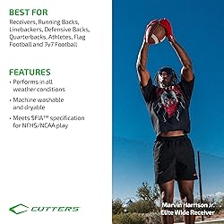 Cutters - Game Day Pro Receiver Gloves YTH Solid
