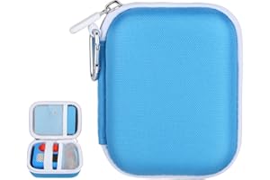 BLK8IGHT Hard Case Compatible with Yoto Mini Kids Audio Music Player Children Speaker Plays Audiobook Cards Radio (Blue Case)