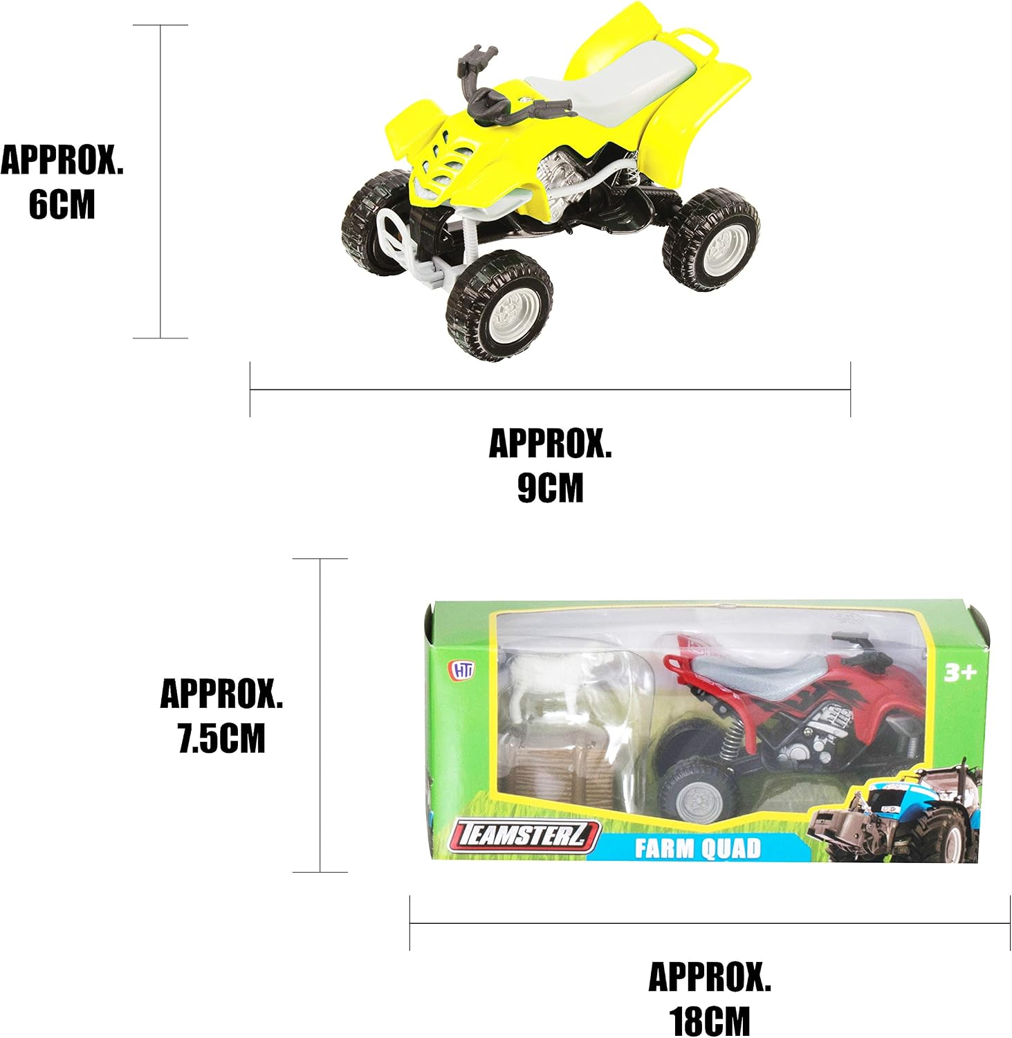 HTI Teamsterz Farm Quad Bike, Various, Medium - Image 4