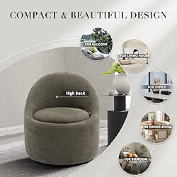 COLAMY Swivel Accent Chair Set of 2, 360° Swivel