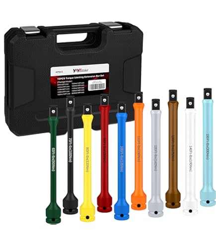 Astro Pneumatic Tool 78818 8-Piece Torque Limiting Extension And