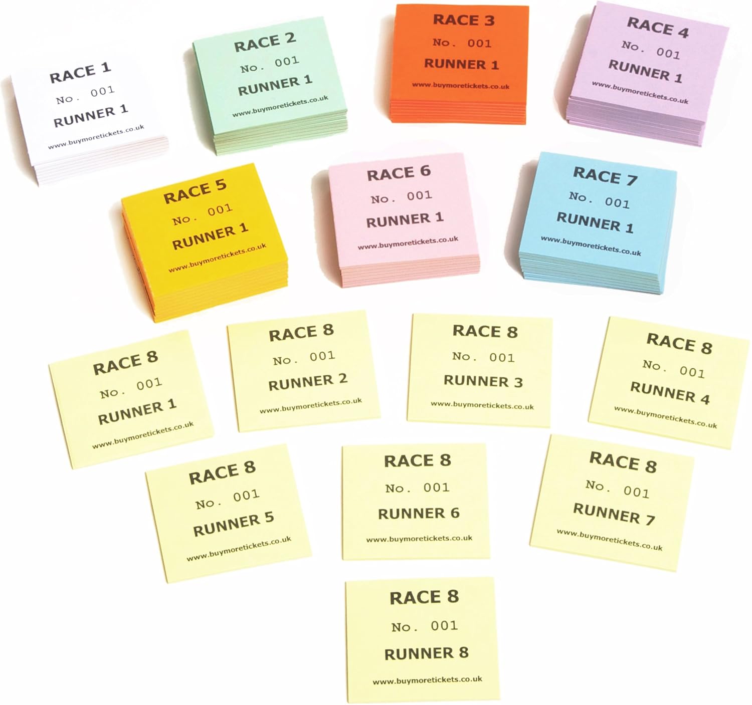 Race Night Tickets 8 Races 400 tickets per race Amazon.co.uk