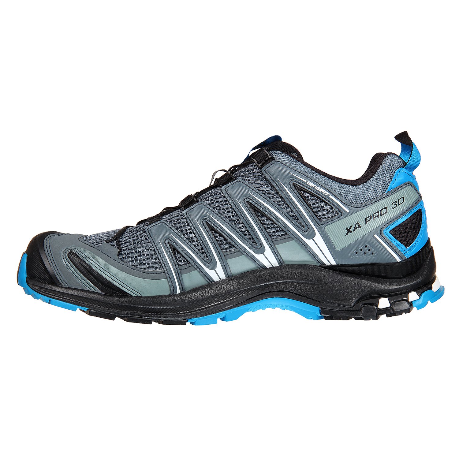 salomon l40074500 xa pro 3d synthetic trail running shoes, adult (blue)