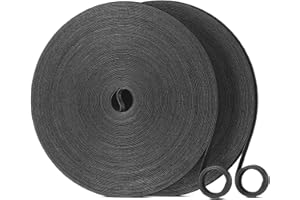 1/2 Inch Reusable Cable Ties - Adjustable Cord Straps Cable Management Tape Cord Organization Straps Hook Loop Tape Cord Wrap