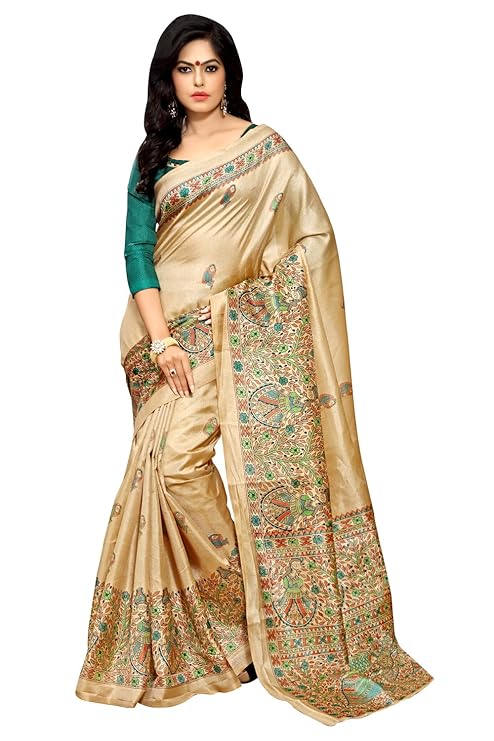 Khadi Silk Saree (Mdb8404-D_Beige)