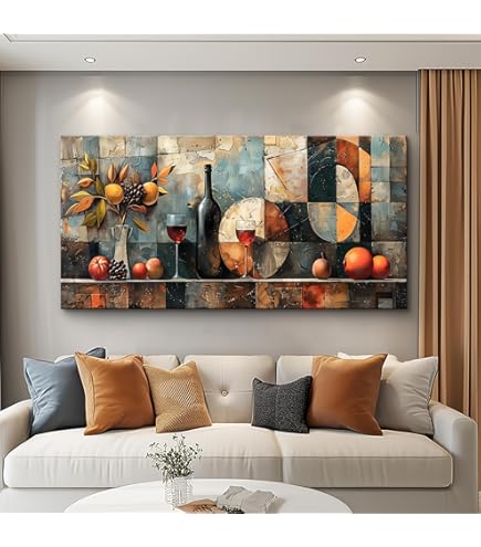 Amazon.com: Sense Canvas Wine 24 Canvas Art - Home Decor Wall Art