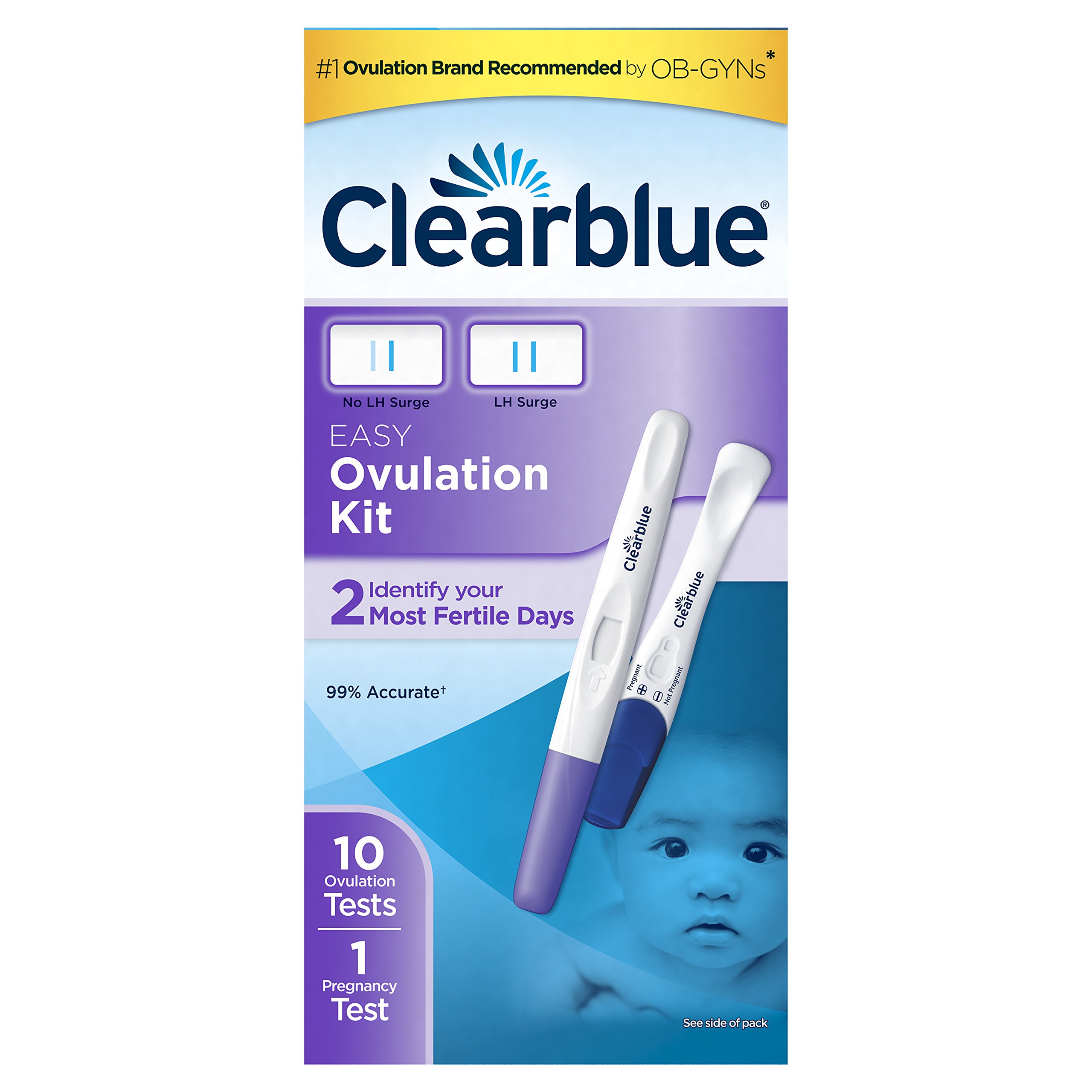 Clearblue Ovulation Predictor Kit 10 Ovulation Tests and 1 Pregnancy