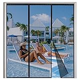 Door Net Screen with Magnet 235x250cm Door Mesh
