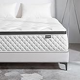 Deegari Queen Mattress 14 Inch Queen Size Mattresses - Memory Foam & Individually Pocket Coils Springs | Pressure Relief | Motion Isolation, Edge Support | CertiPUR-US Certified | Medium Firm