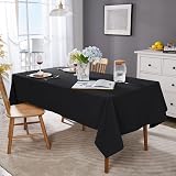 Deconovo Halloween Table Cloth Oxford 137x200cm Black 54x79in view 2
