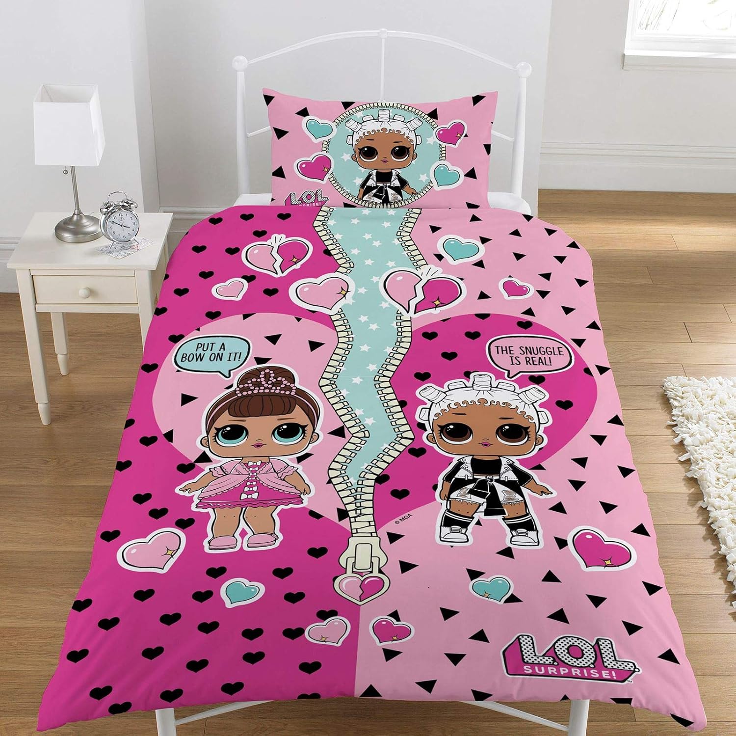 Best Friends Duvet Set Single Home Bedding Childrens Bedroom Machine Washable
