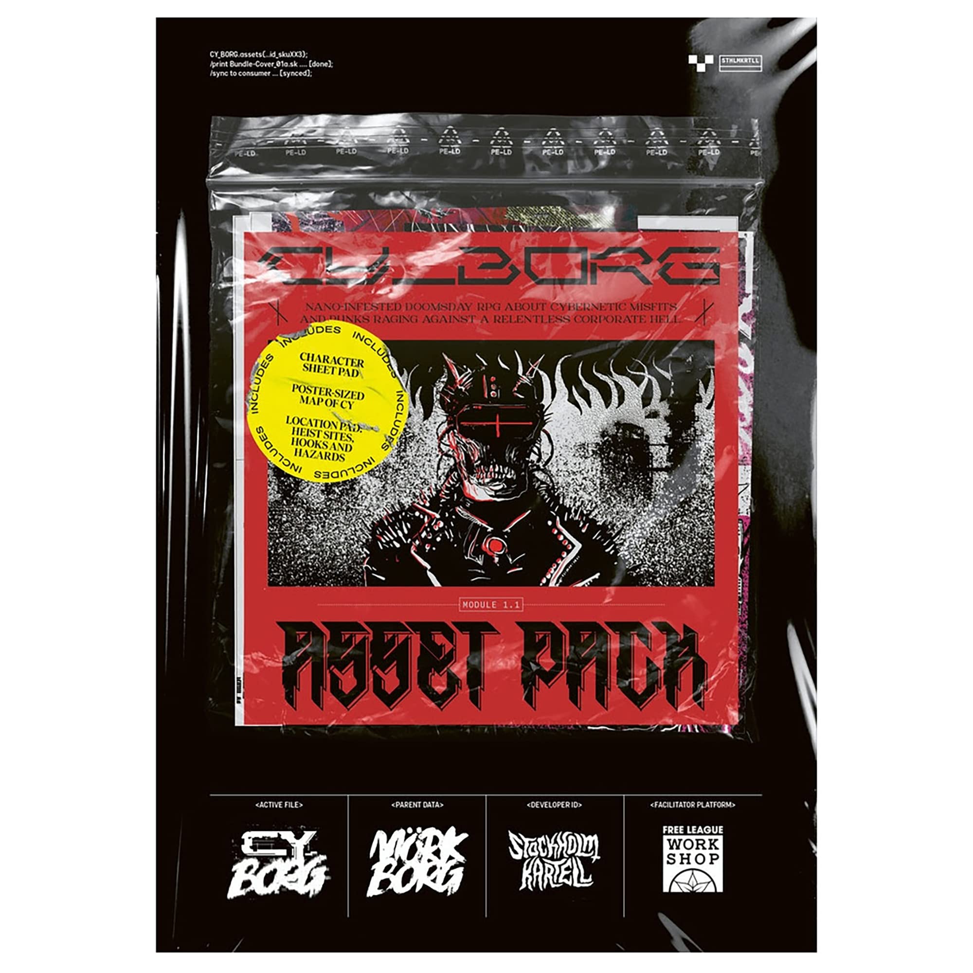 Free League CY_Borg Asset Pack - SciFi RPG Accessory