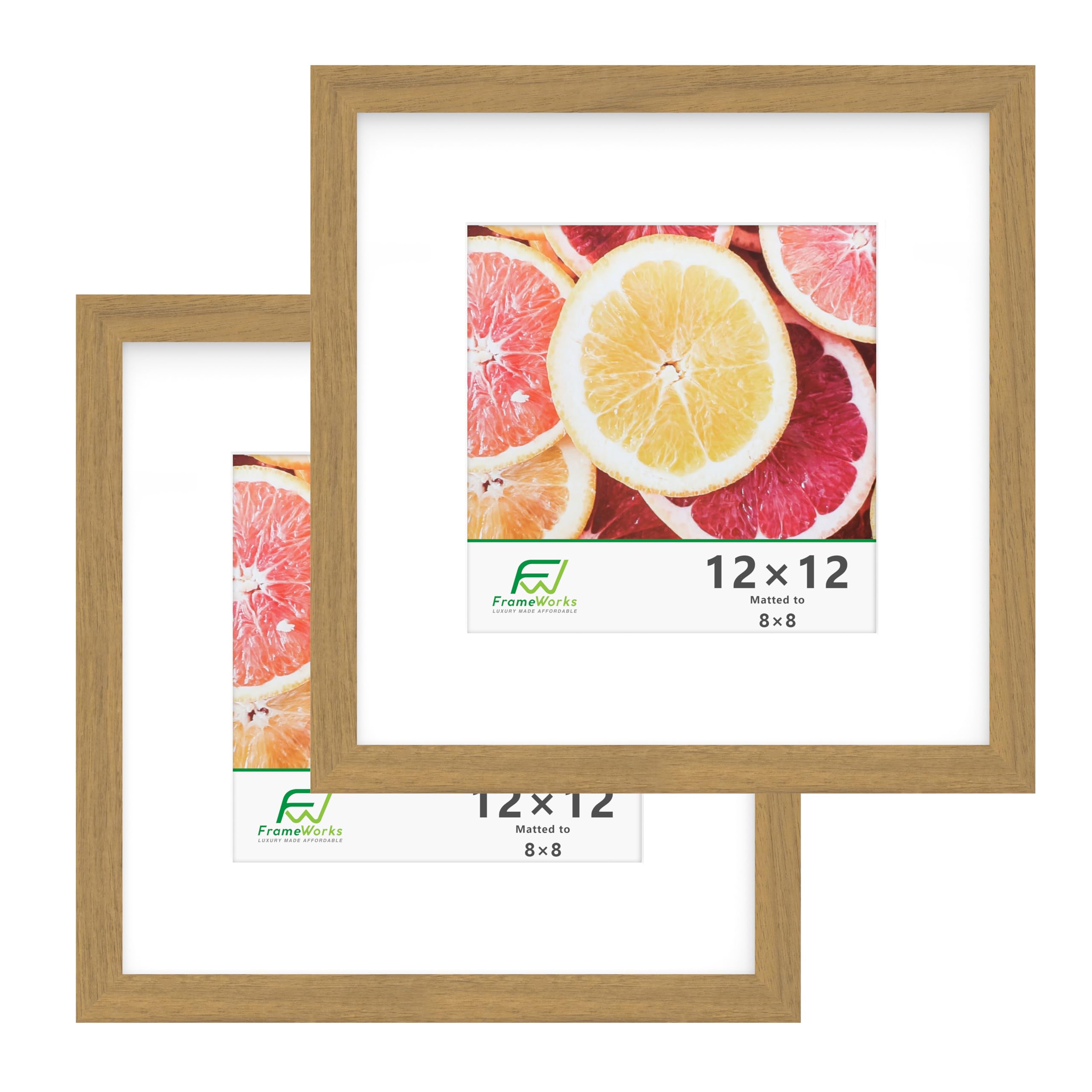 FrameWorks 2-Pack, 12x12 Matted to 8x8 Picture