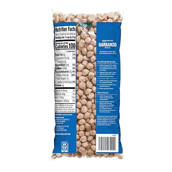 AMAZON GROCERY, GARBANZO BEANS, 16 OZ (PREVIOUSLY AMAZON FRESH, PACKAGING MAY VARY)