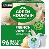 Green Mountain Coffee Roasters French Vanilla Coffee, Keurig Single-Serve K-Cup pods, Light Roast, 96 Count