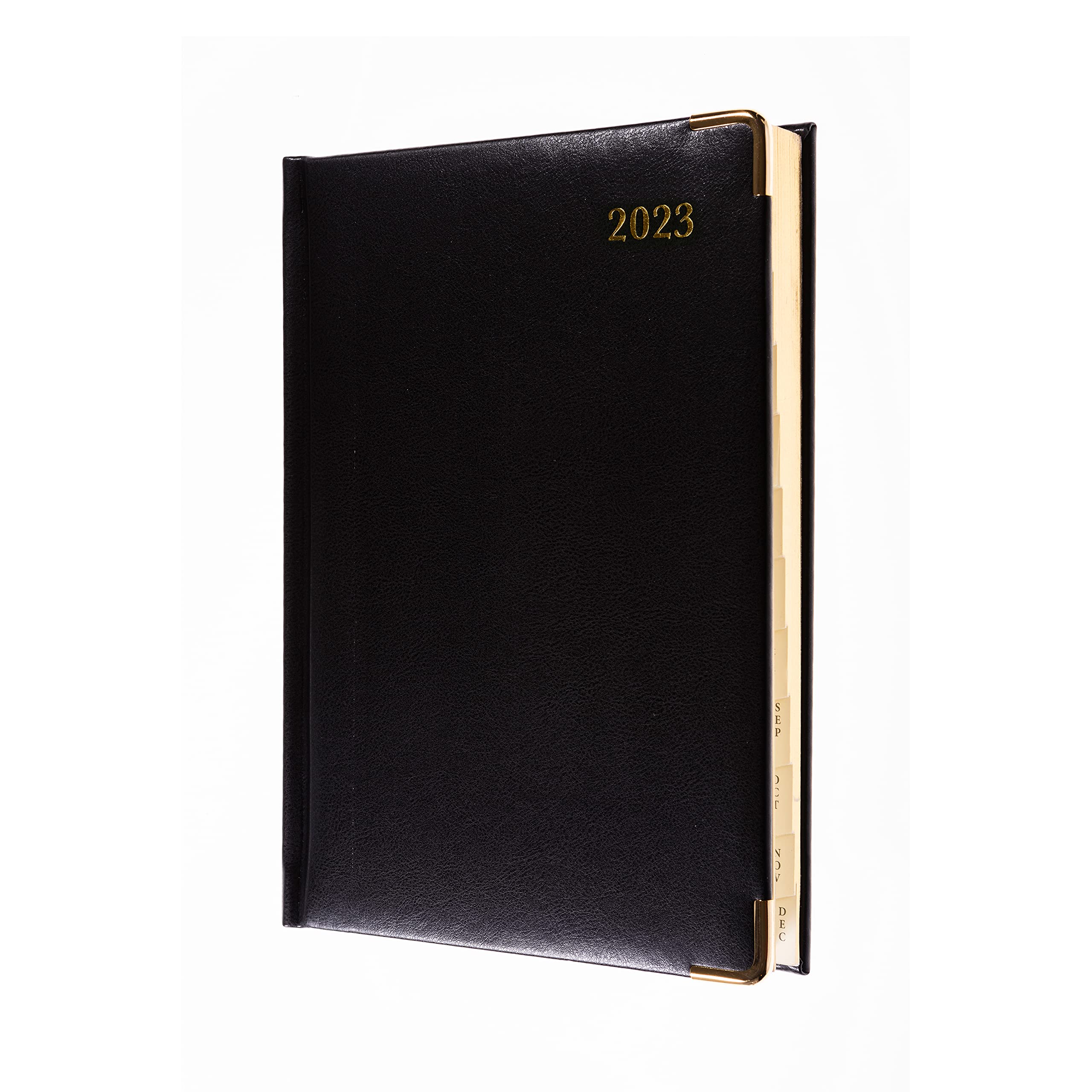 Collins Classic Compact Day a Page with Appointments 2023 Diary - Black (1250V.99-23) - Complete Business Planner, Agenda and Journal Organiser