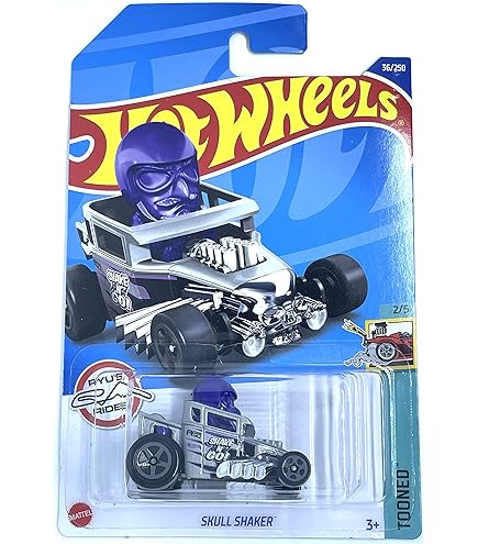 Amazon.com: Hot Wheels 2022 - Skull Shaker - Tooned 2/5 [red