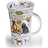 Dunoon Glencoe The World of The Dog Mug | Fine Bone China Tea &amp; Coffee Mug | Dog Breed Design | Elegant Premium Drinkware | Gift Mug