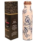 INDTRESOR Pure Copper Water Bottle - Handcrafted