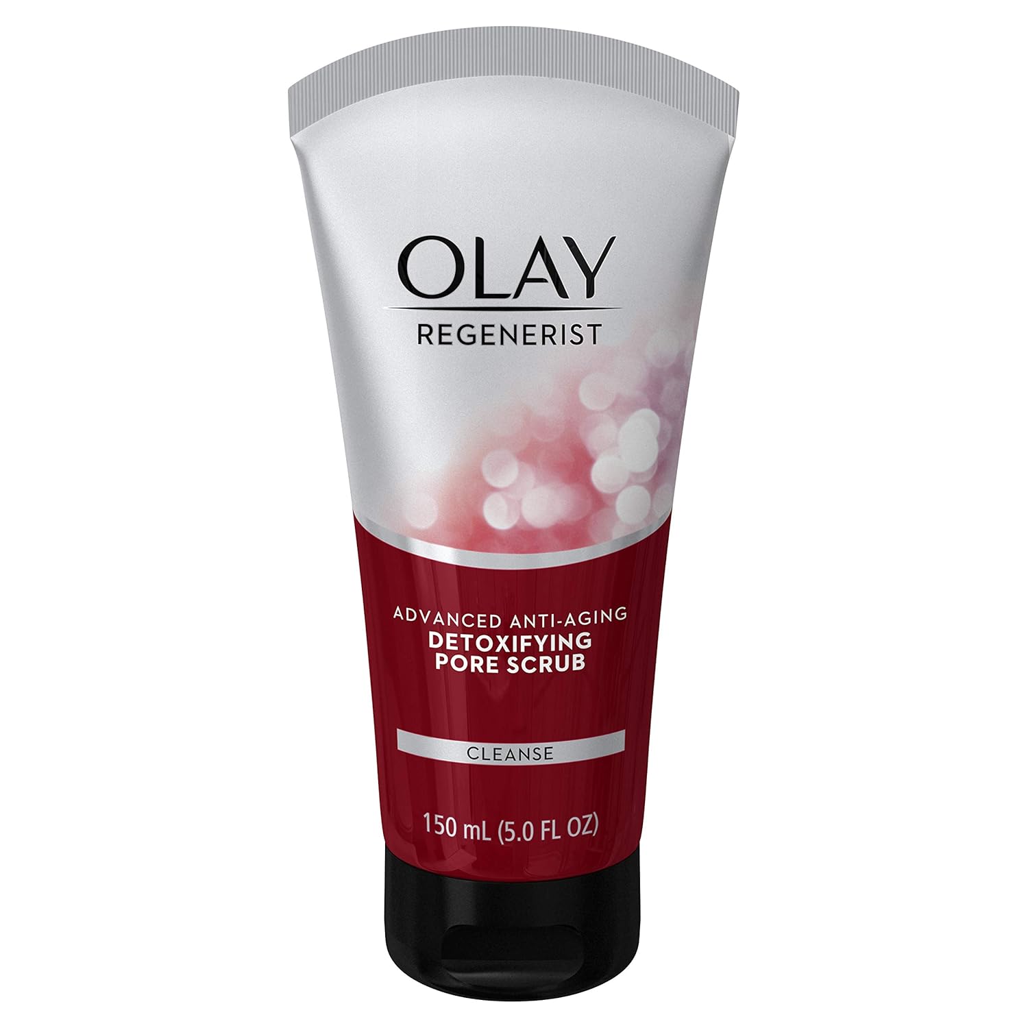 Facial Cleanser by Olay Regenerist, Detoxifying Pore Scrub & Exfoliator, 5 Oz (Pack of 3): Beauty