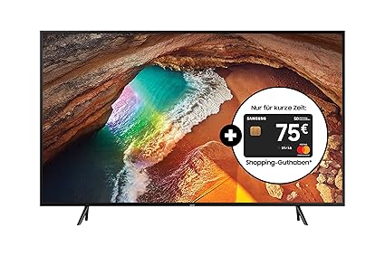 Samsung Q60R 138 cm (55 Zoll) 4K QLED Fernseher (Q HDR, Ultra HD, HDR, Twin Tuner, Smart TV) [2019]