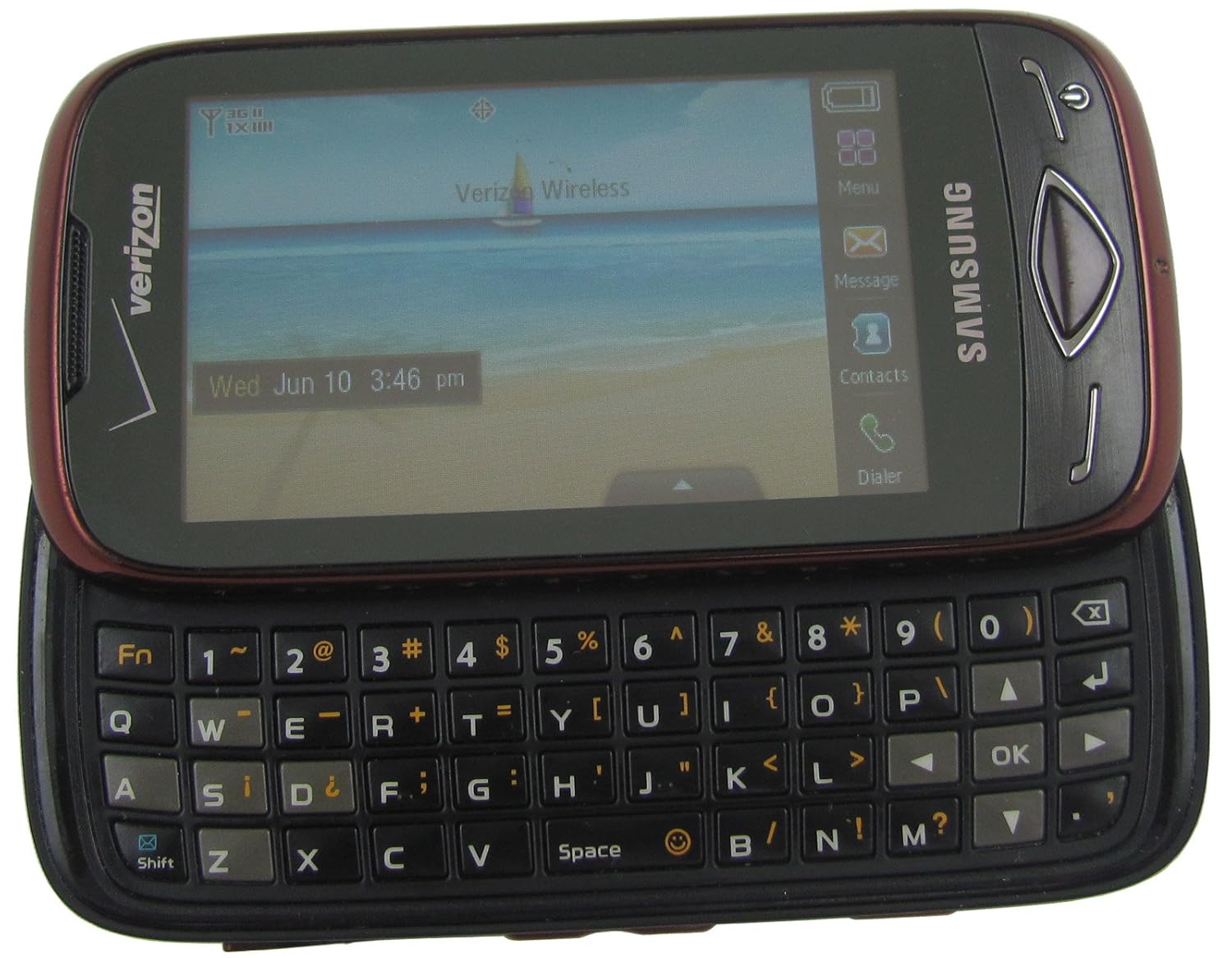 Amazon.com: Samsung Reality SCH-U820 Phone, City Red (Verizon Wireless):  Cell Phones & Accessories